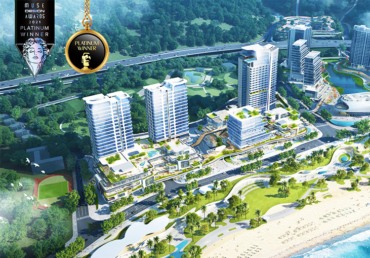 Urban Renewal of Xiaomeisha Bid Sections I & II in Shenzhen successively entitled the 2021 TITAN Property Awards Platinum Winner