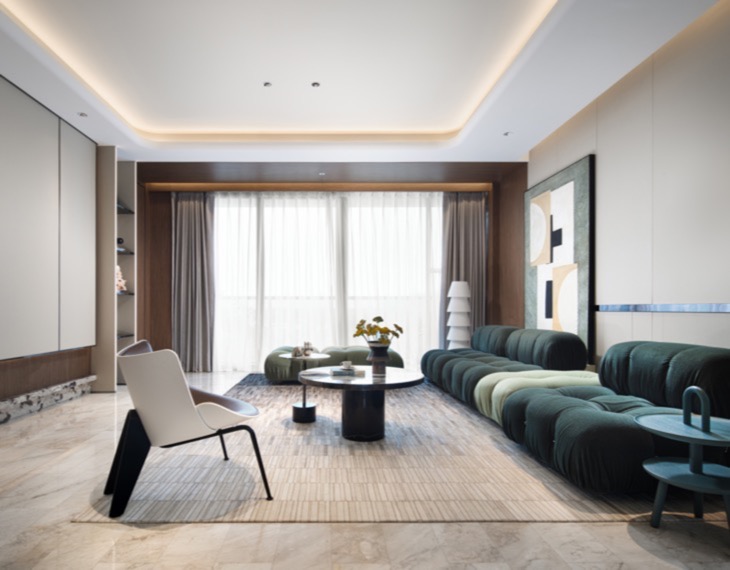 The Design Code Introduces Tranquility Interior Design with Trees Villa.