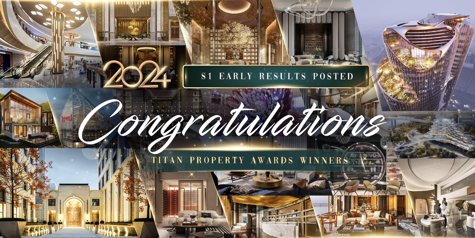 The Early Winners of the 2024 TITAN Property Awards have been announced! 